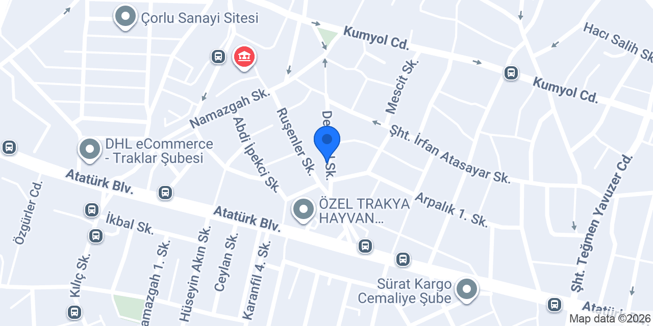 Trakya iş kıyafetleri konumu