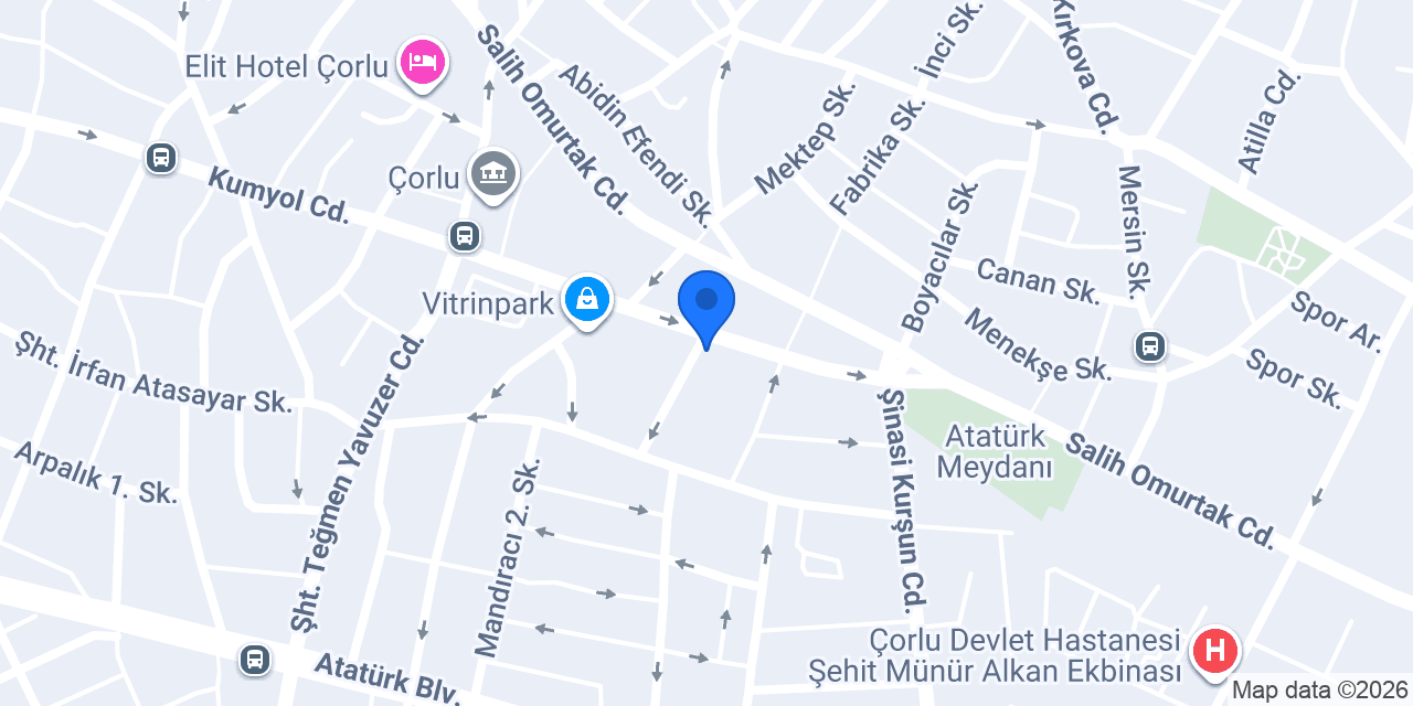 ÇORLU DOĞAL TAŞ konumu