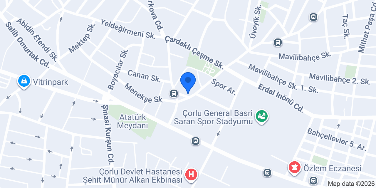 Öznur Eczanesi konumu