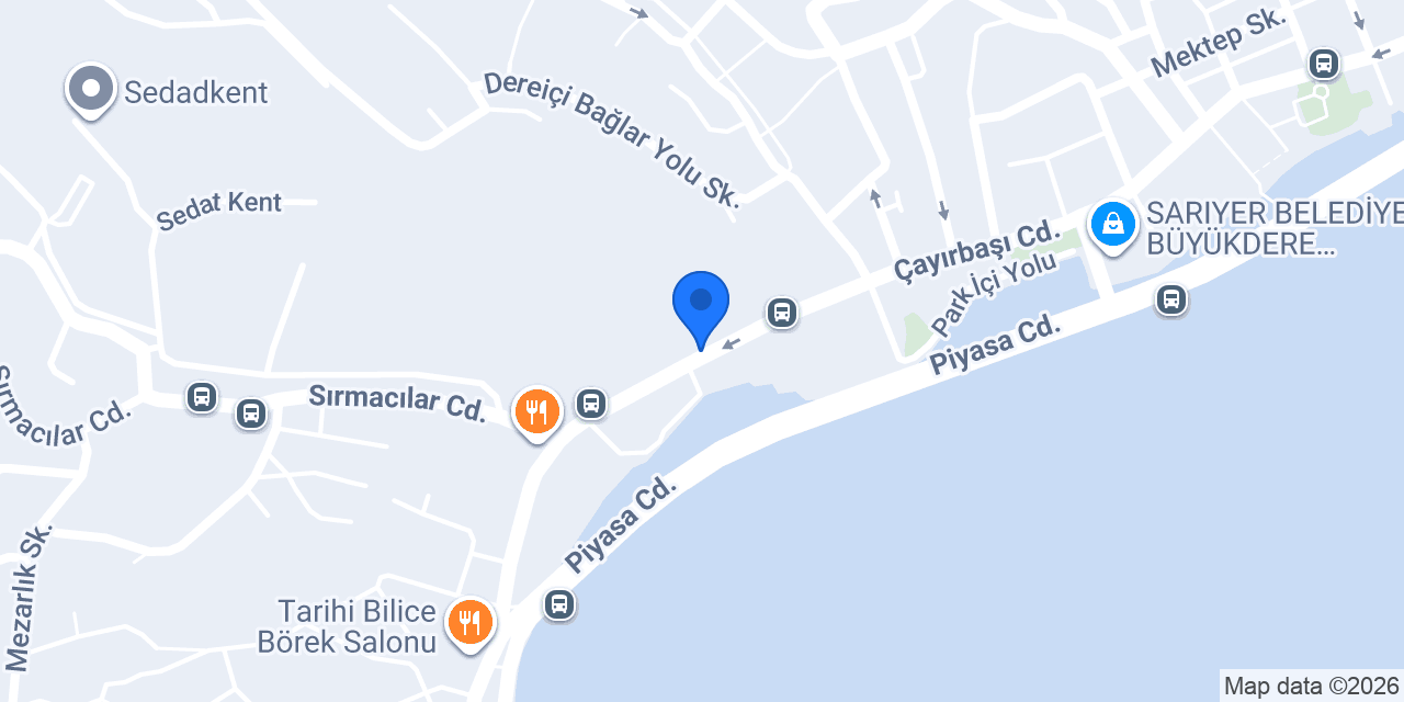 eczane BÜYÜKDERE Su konumu