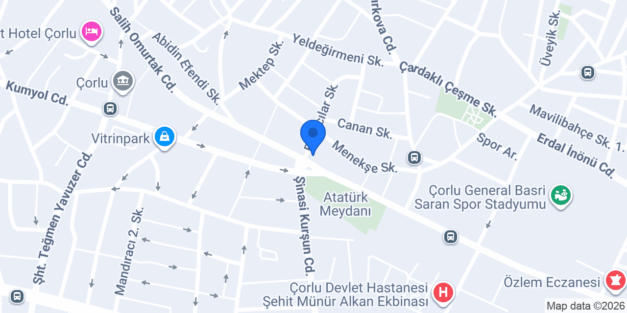 Gold King’s Masaj Salonu Çorlu konumu