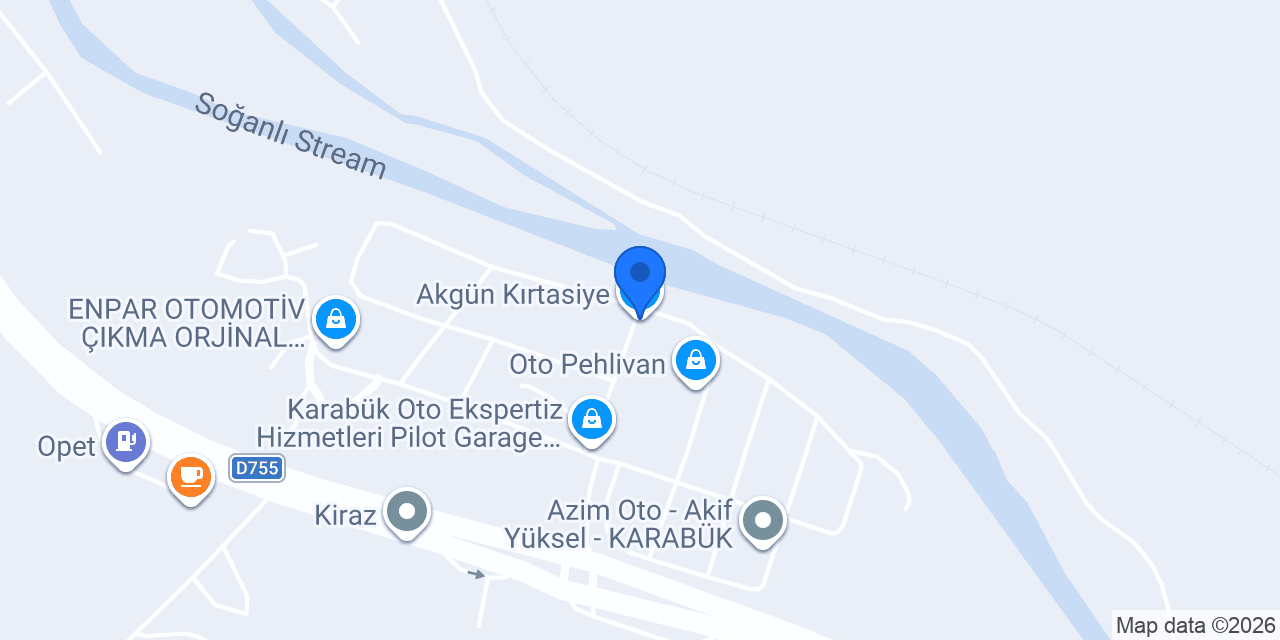 Akgün Kırtasiye konumu