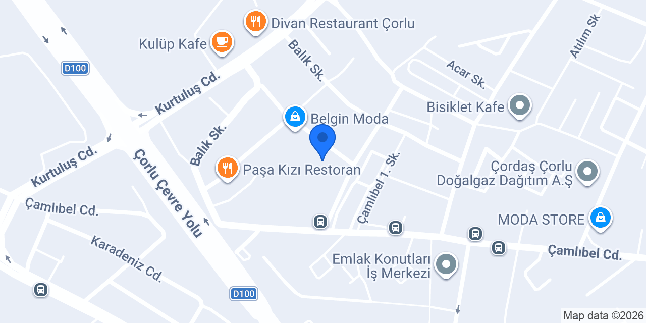 Piya Fırın konumu