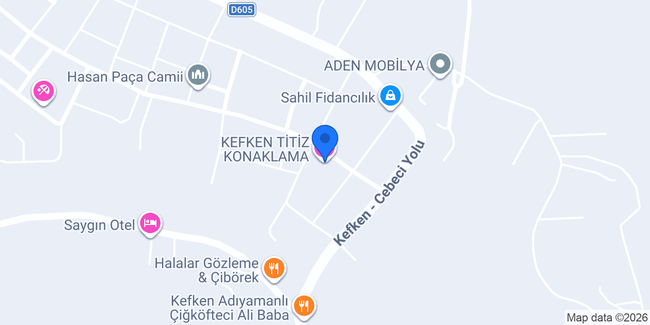 KEFKEN TİTİZ KONAKLAMA konumu