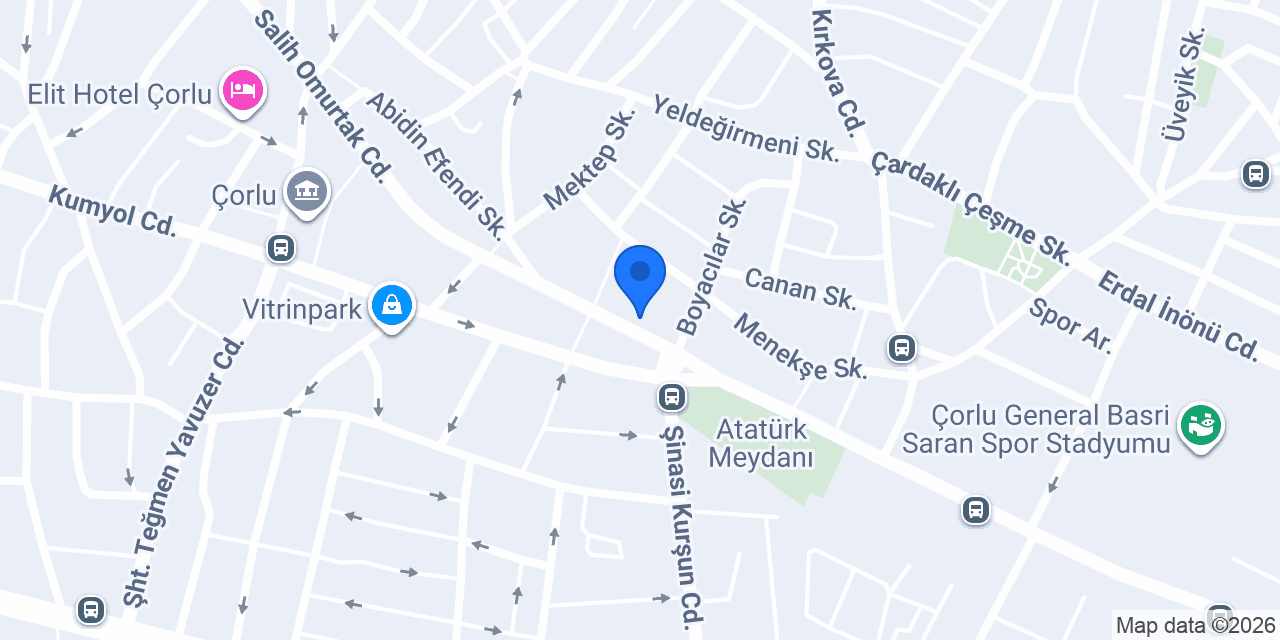 APK Profesyonel Hizmetler konumu