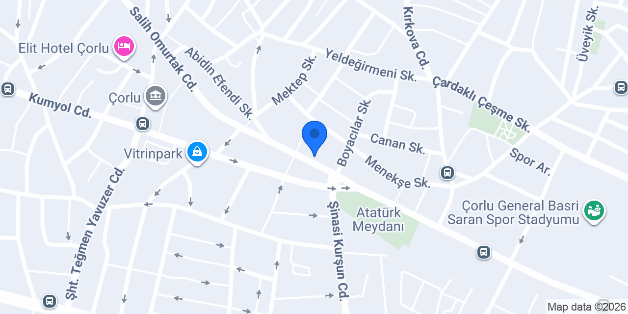 Opaklens çorlu konumu