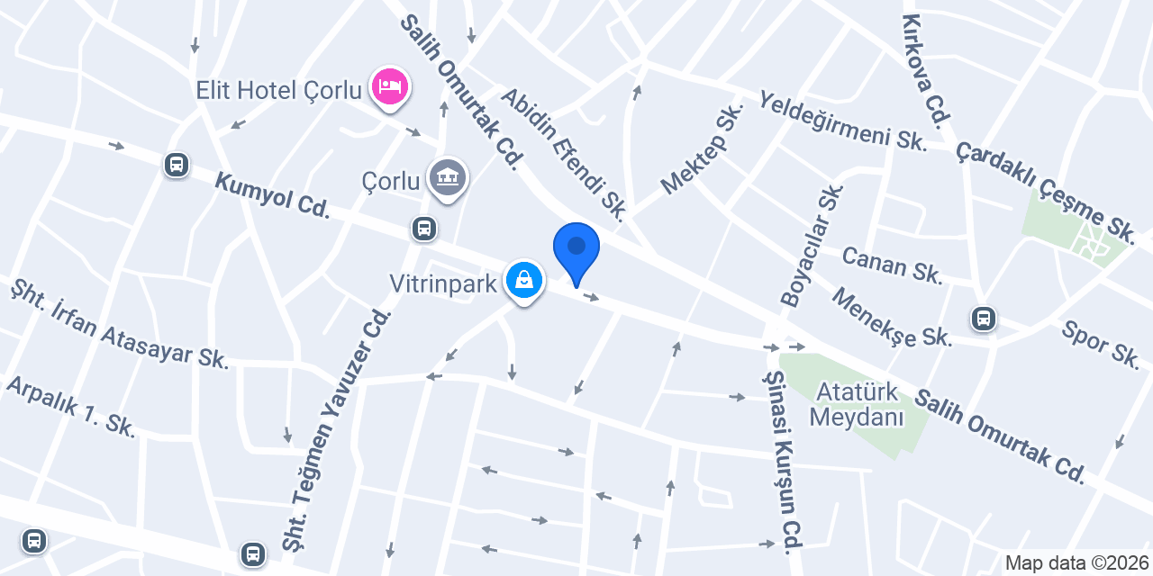 As iletişim Çorlu konumu