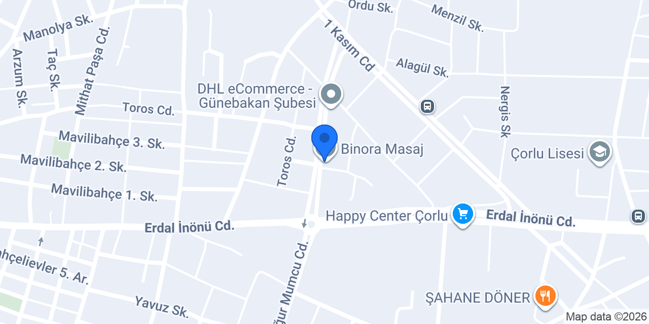 Binora Masaj konumu