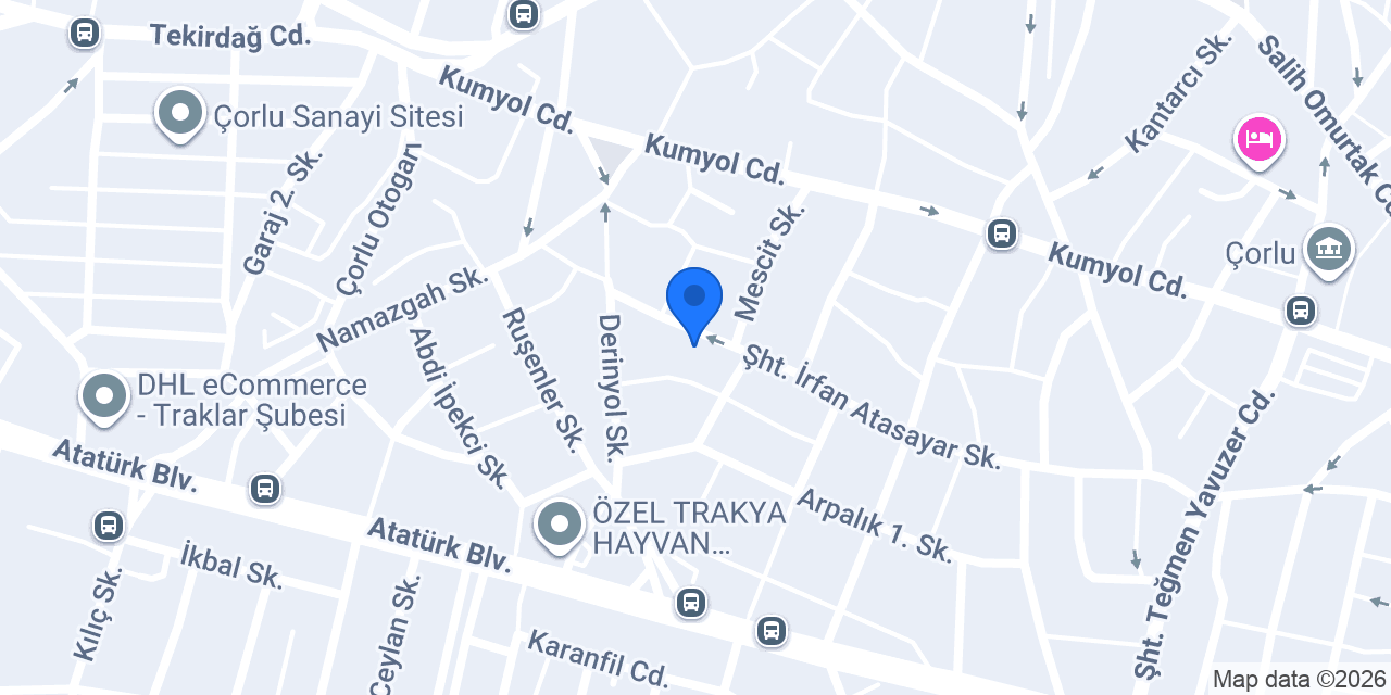 GURME MUTFAK EV YEMEKLERİ ÇORLU konumu