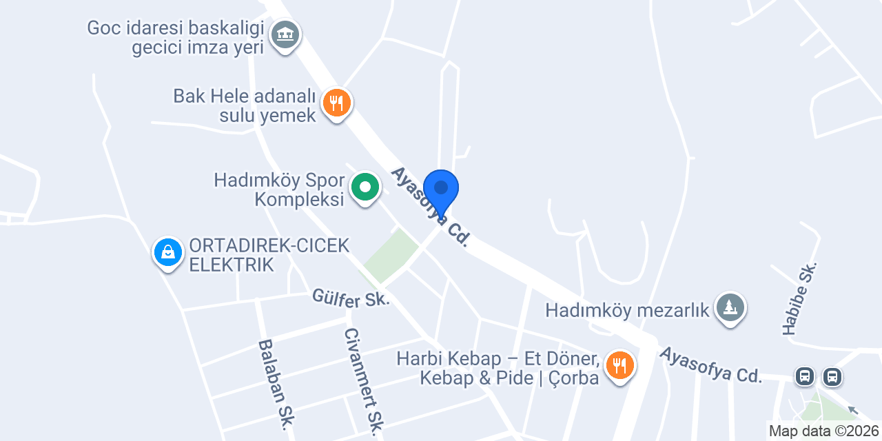 Şaştım Pastanesi konumu