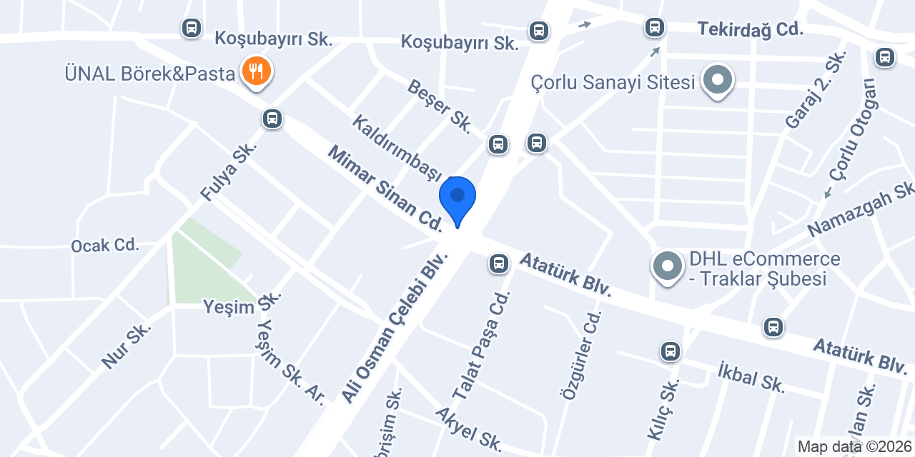 ÇORLU URFA KEBAP konumu