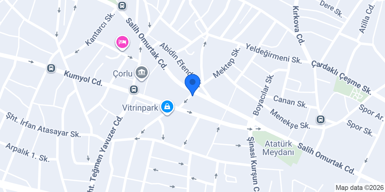 Çorlu Avukat Batuhan ATALAY konumu