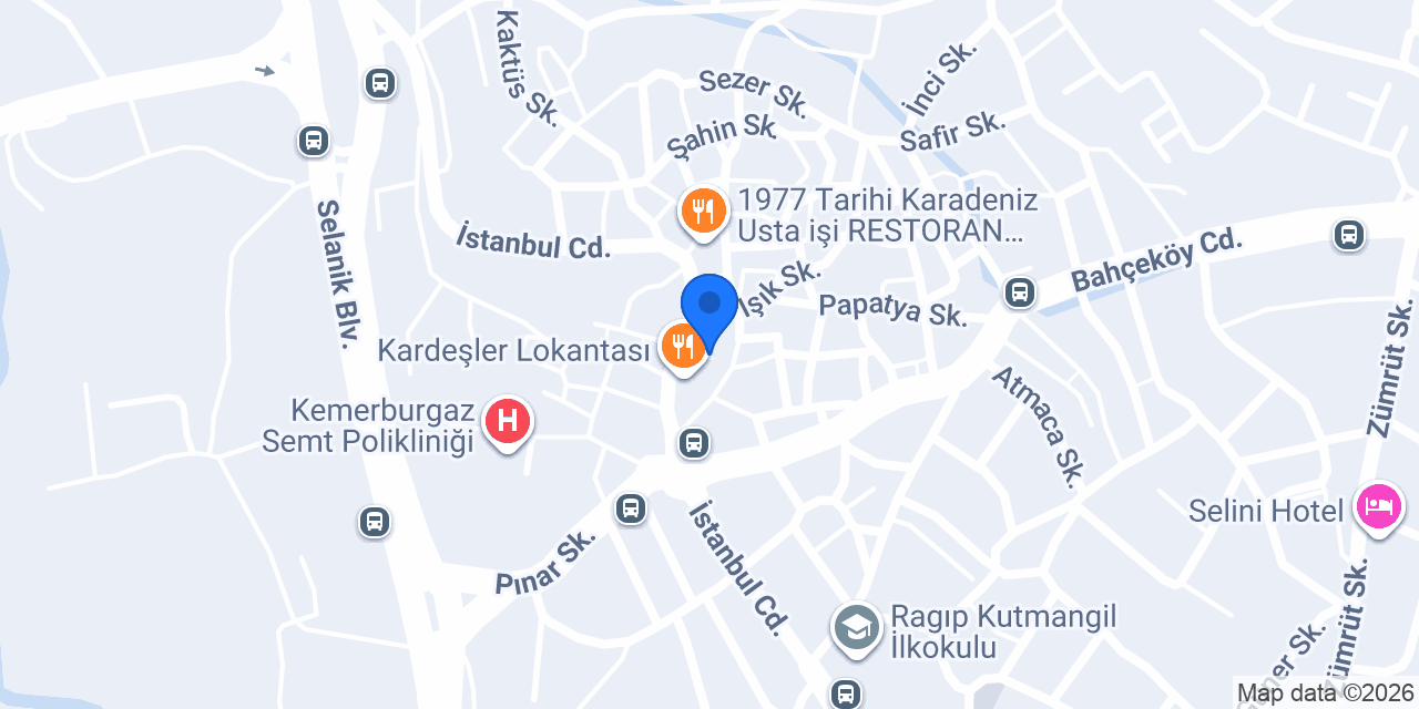 Kemer Köftecisi konumu