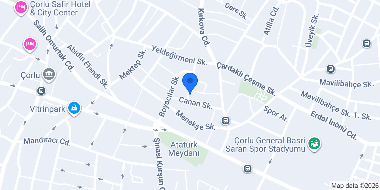 Çorlu Yamanlar Elektrik Bülent Yaman konumu
