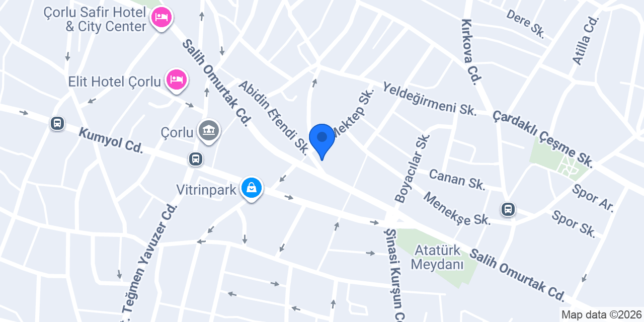 Çorlu 3. Noter konumu