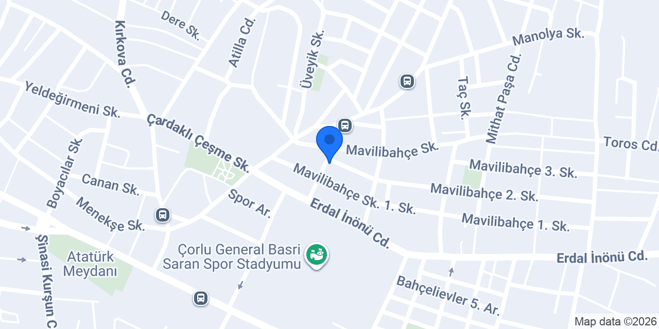 ÇORLU ELİT GAYRİMENKUL konumu