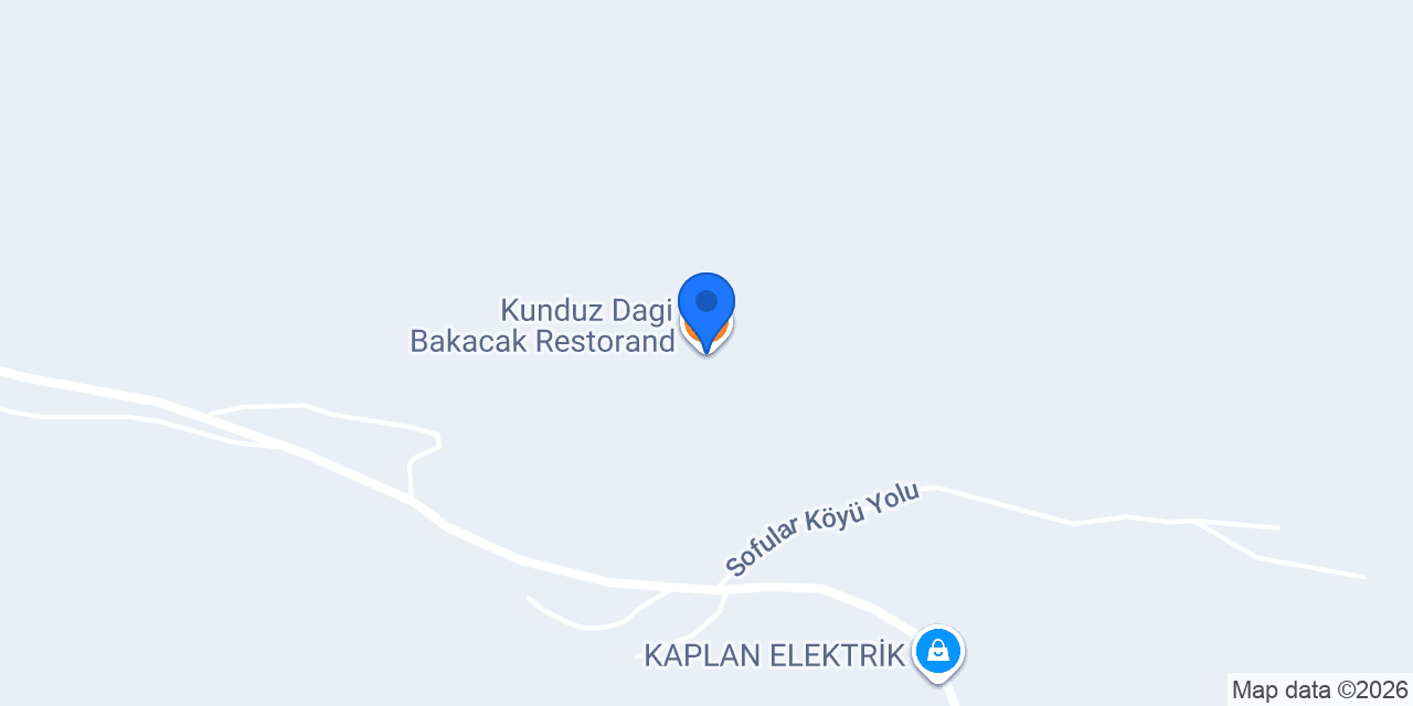 Kunduz Dagi Bakacak Restorand konumu