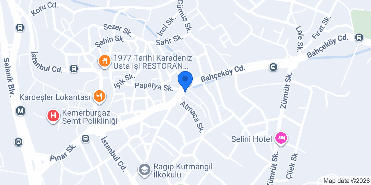 Kırmızı oje kemerburgaz konumu