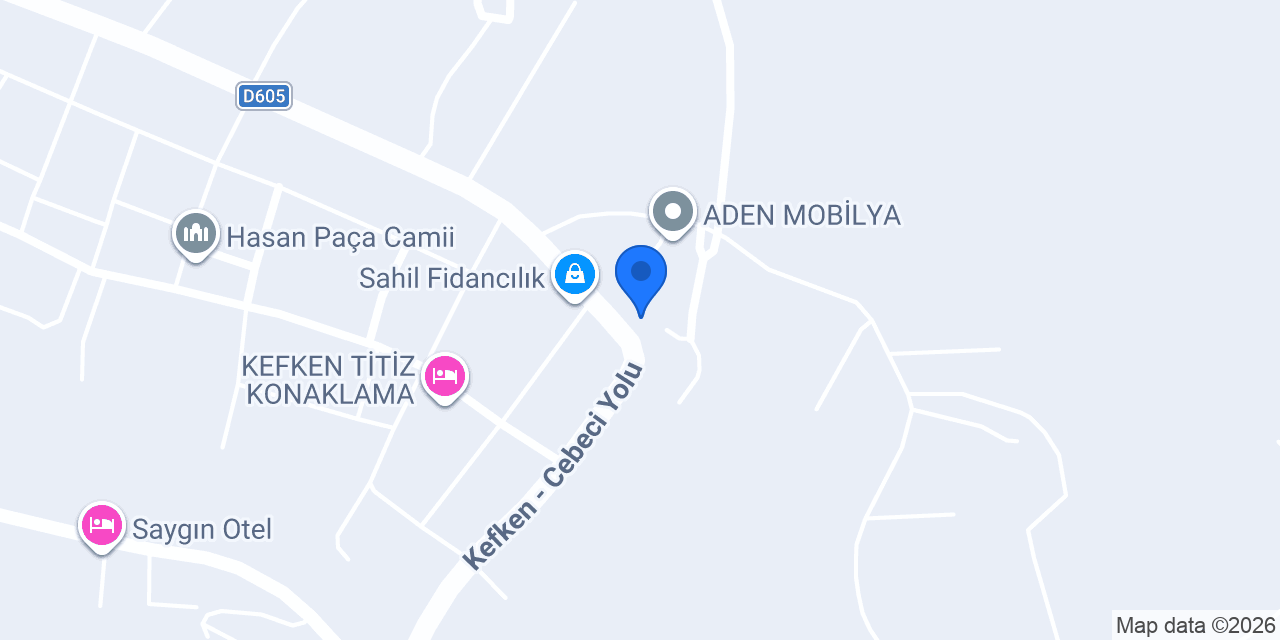 Köşem büfe konumu