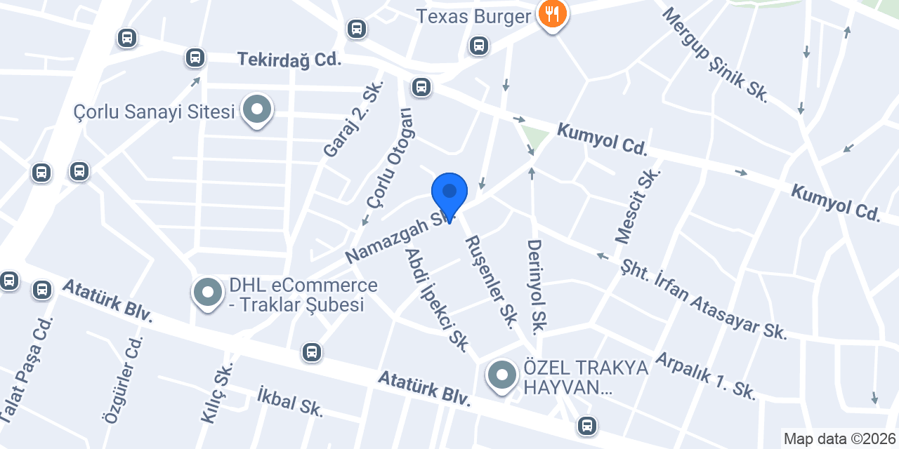 ÇORLU ES OTO LASTİK konumu
