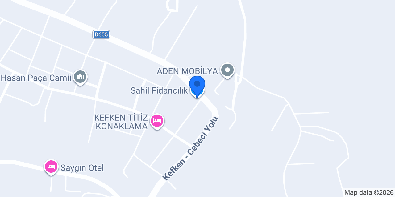 Sahil Fidancılık konumu