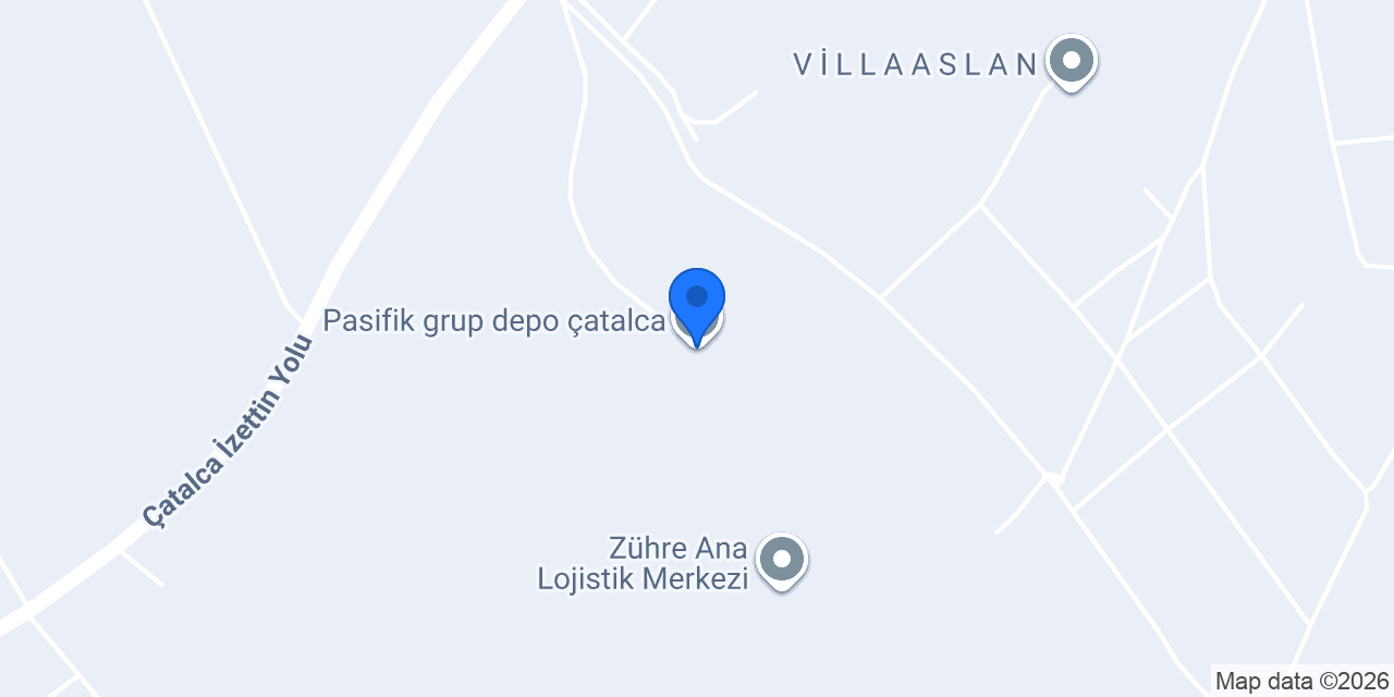 Pasifik grup depo çatalca konumu
