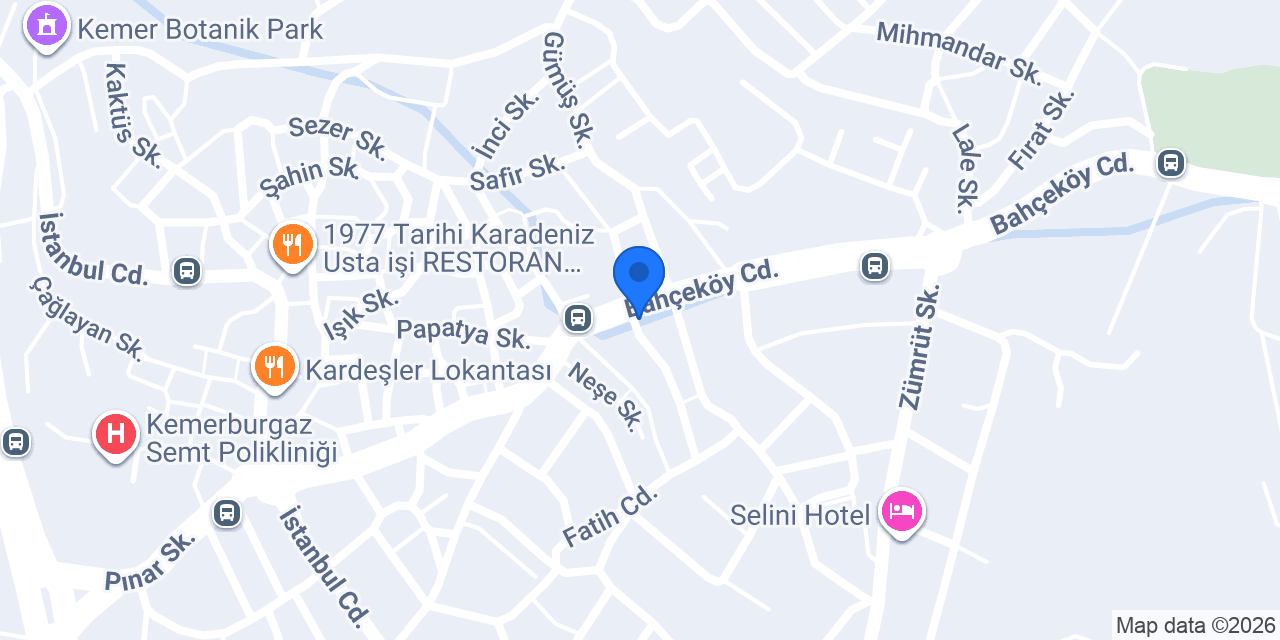 Gama Tesisat konumu