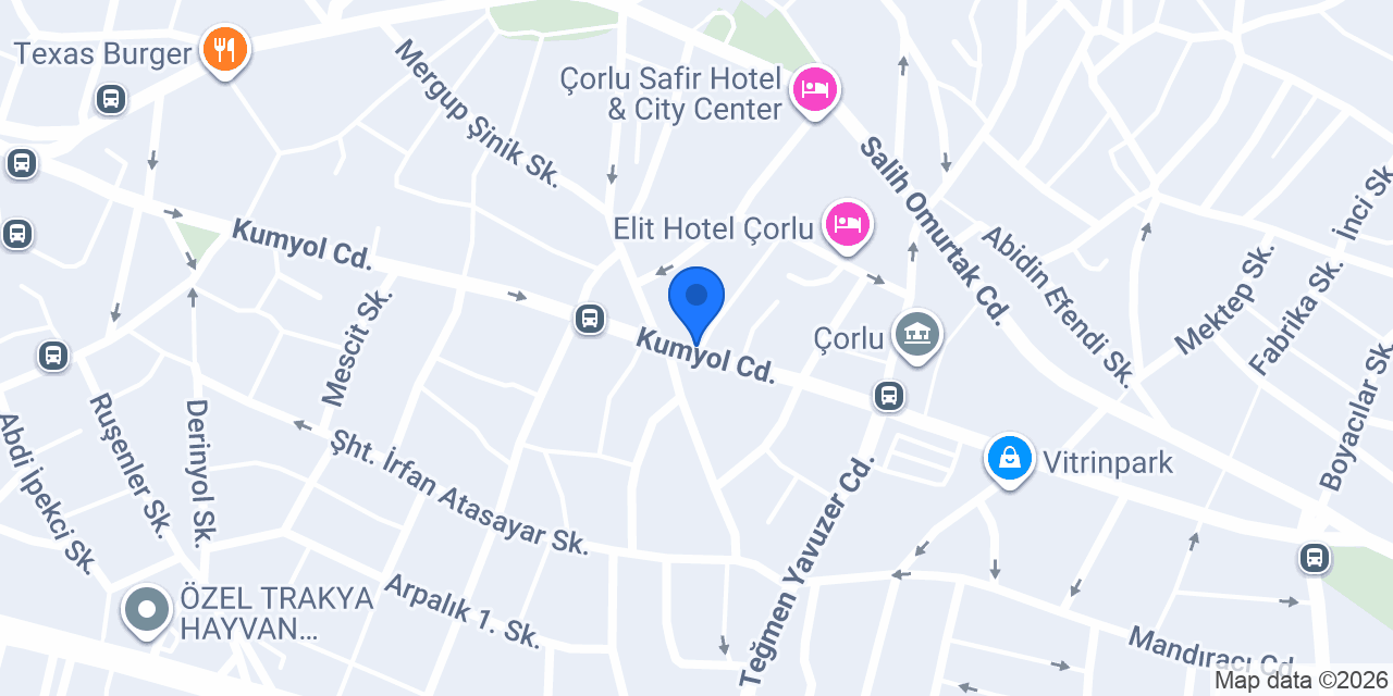 SÜHA TURİZM ÇORLU konumu