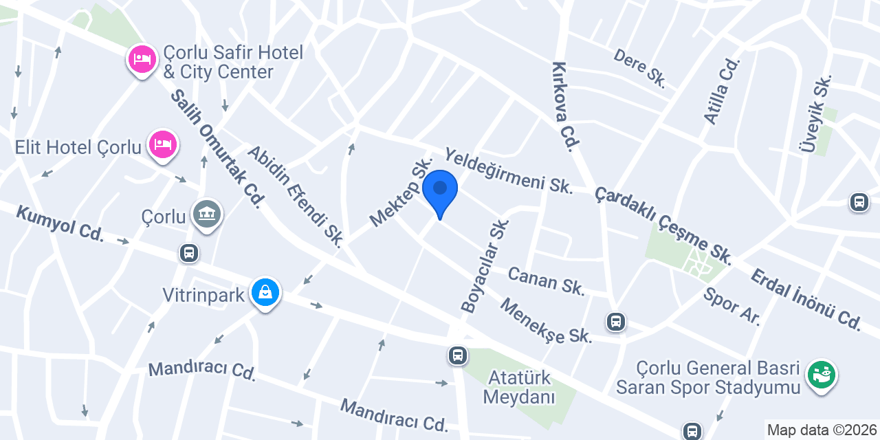 Arık elektrik çorlu konumu