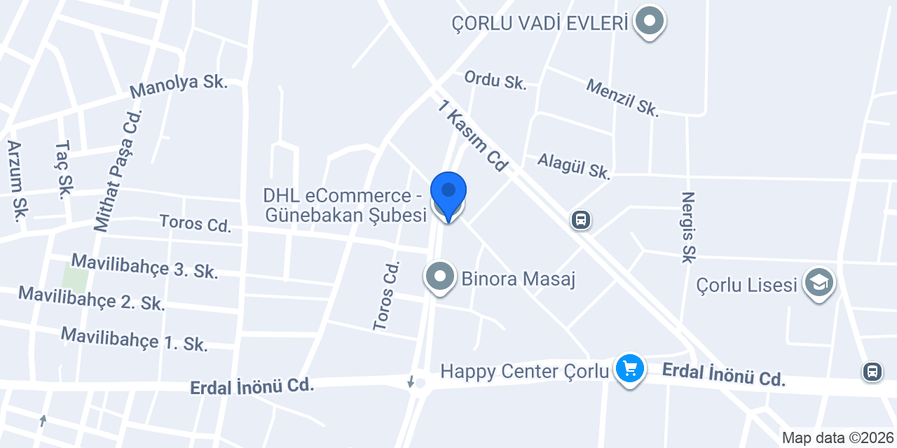 DHL eCommerce - Günebakan Şubesi konumu
