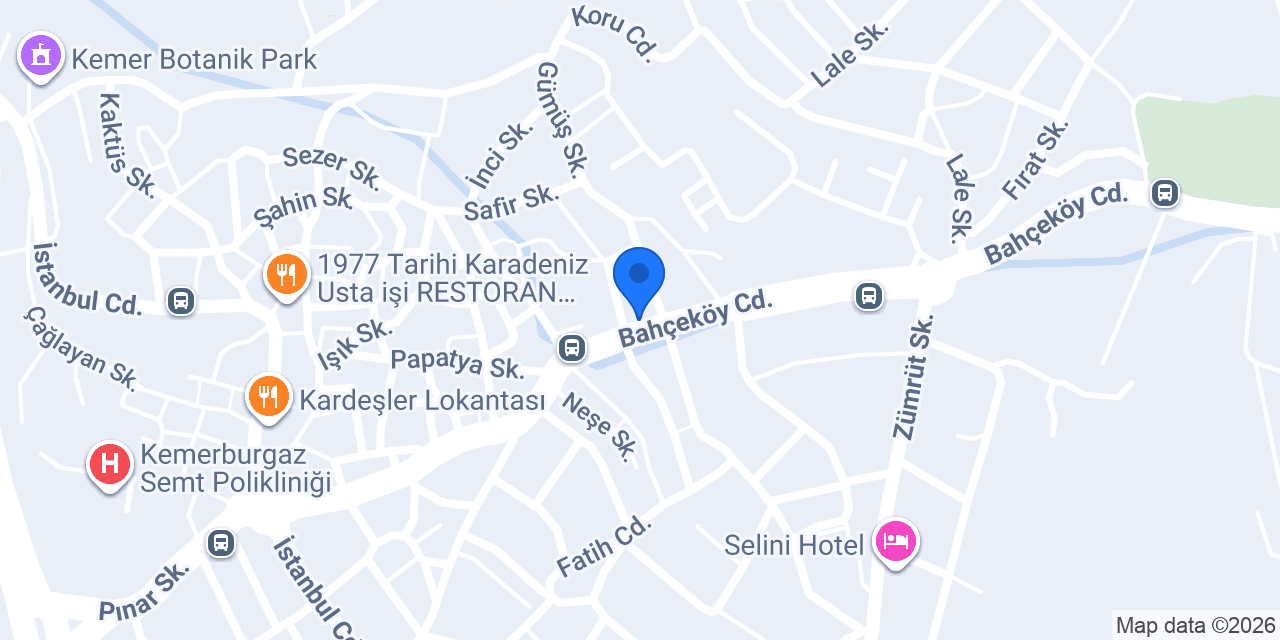 Üçel Unlu Mamülleri konumu