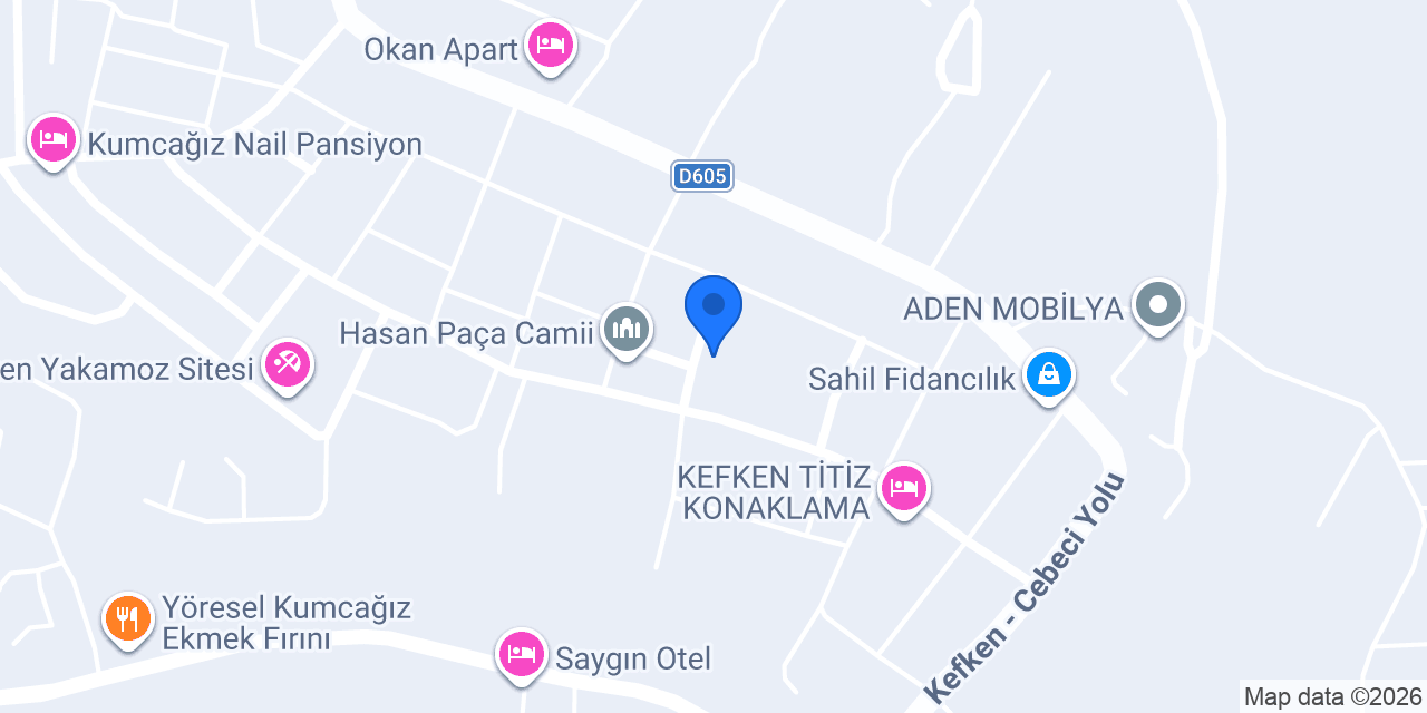 ORUÇ Konaklama konumu