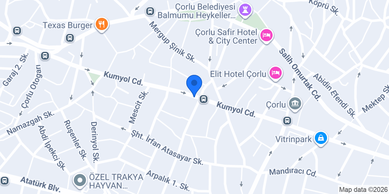 Gümrükten Satış Çorlu konumu