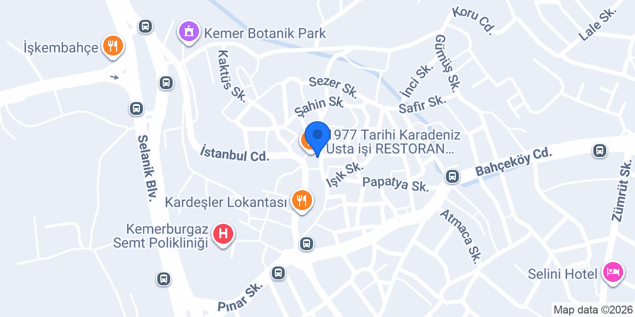 Yakamoz Genel Tadilat konumu