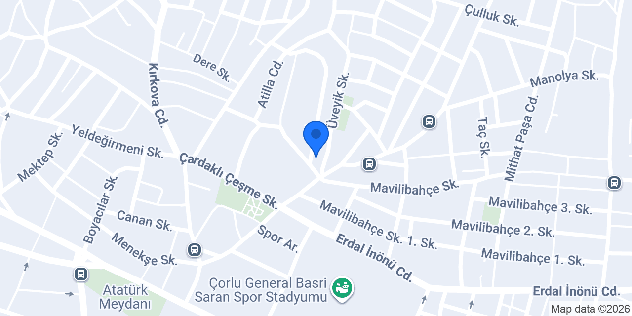 Çorlu Ekinoks Spa konumu