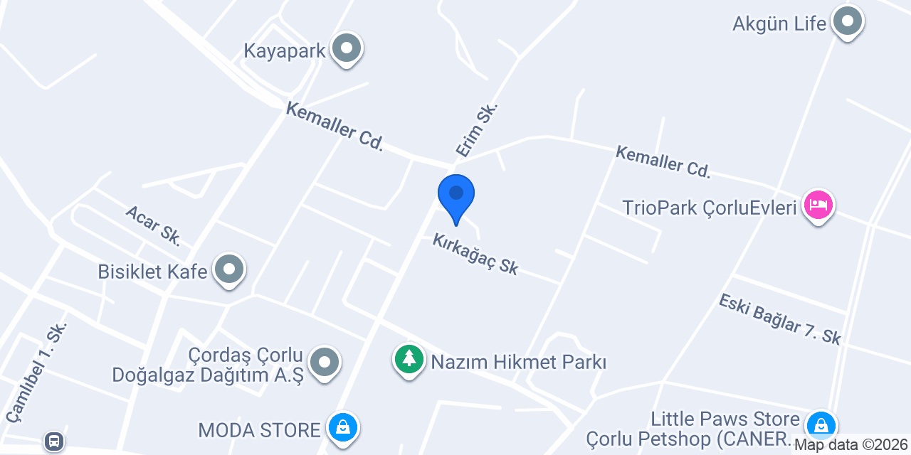S&D Hareket Atölyesi konumu