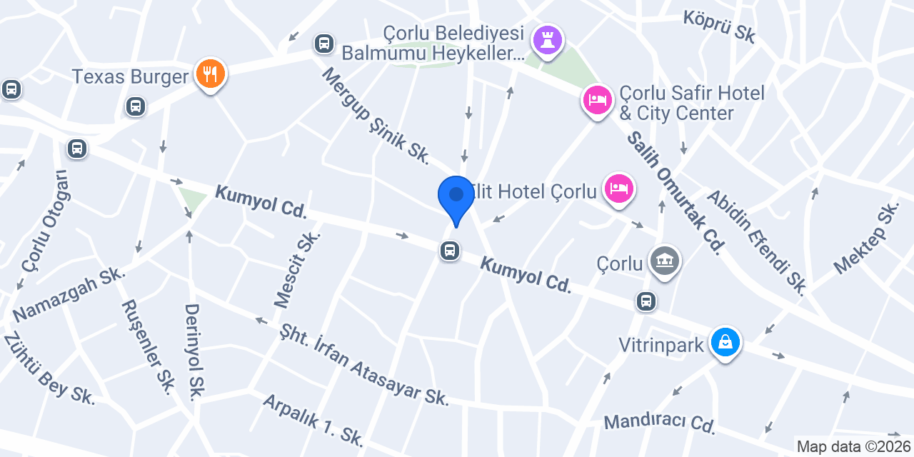 Çorlu adalı mobilya konumu