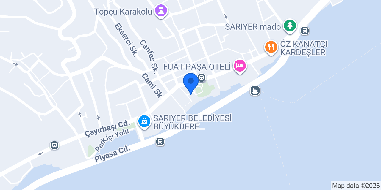 Piu Büyükdere konumu