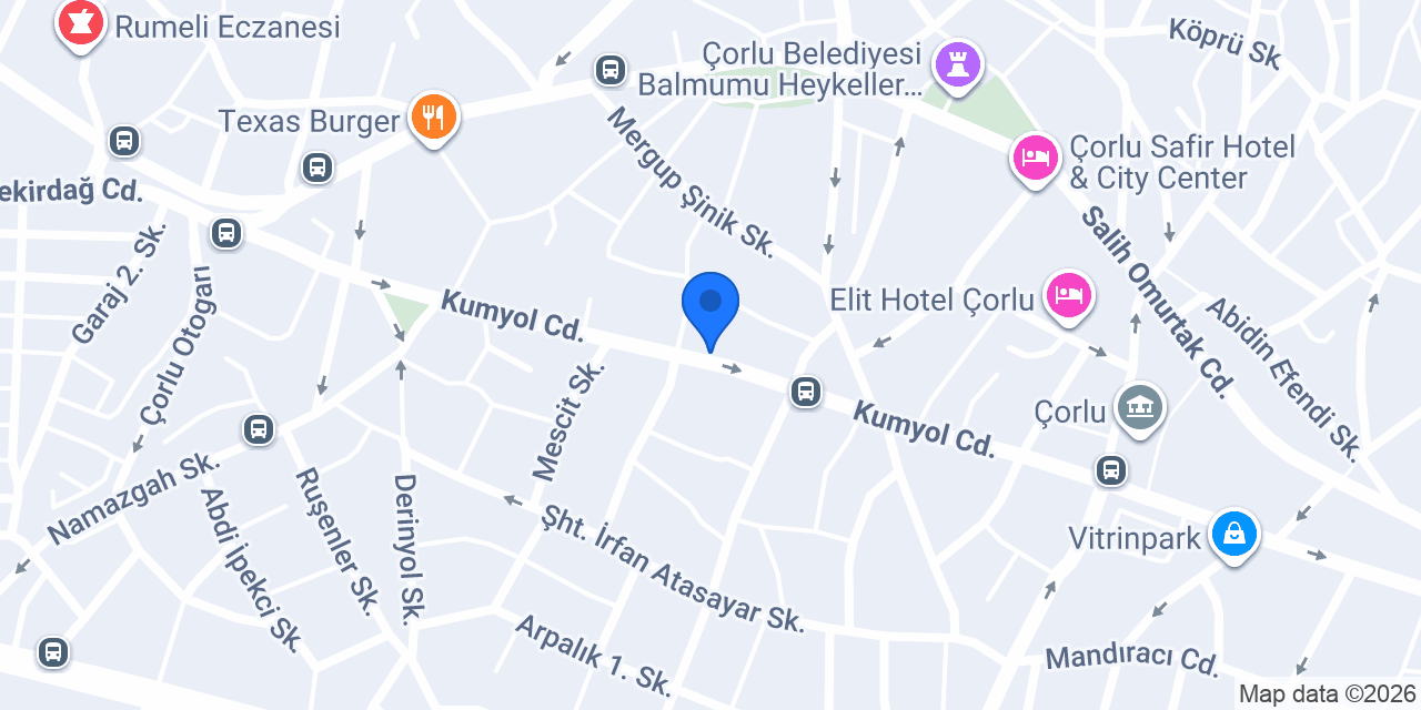Nar Tabela Çorlu konumu