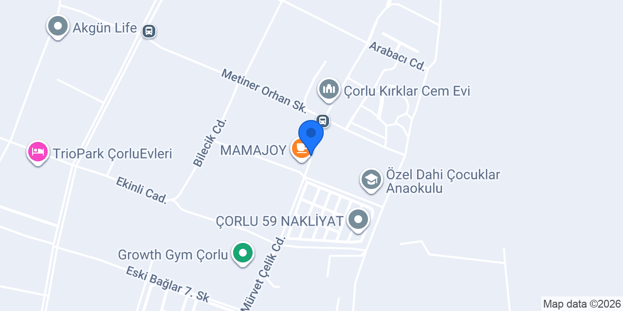 Özel Gülçin Anaokulu konumu