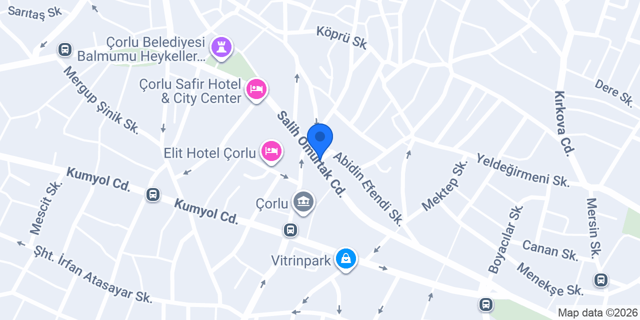 ÇORLUDA 7/24 TAXİ konumu