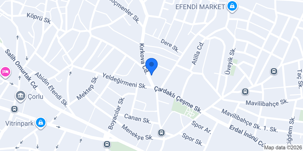Çorlu Cadde Çilingir (Kale Kilit Yetkili Servisi) konumu