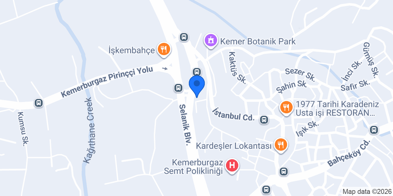 KEMERTÜRK TAKSİ konumu