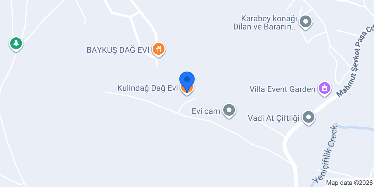 Kulindağ Dağ Evi konumu