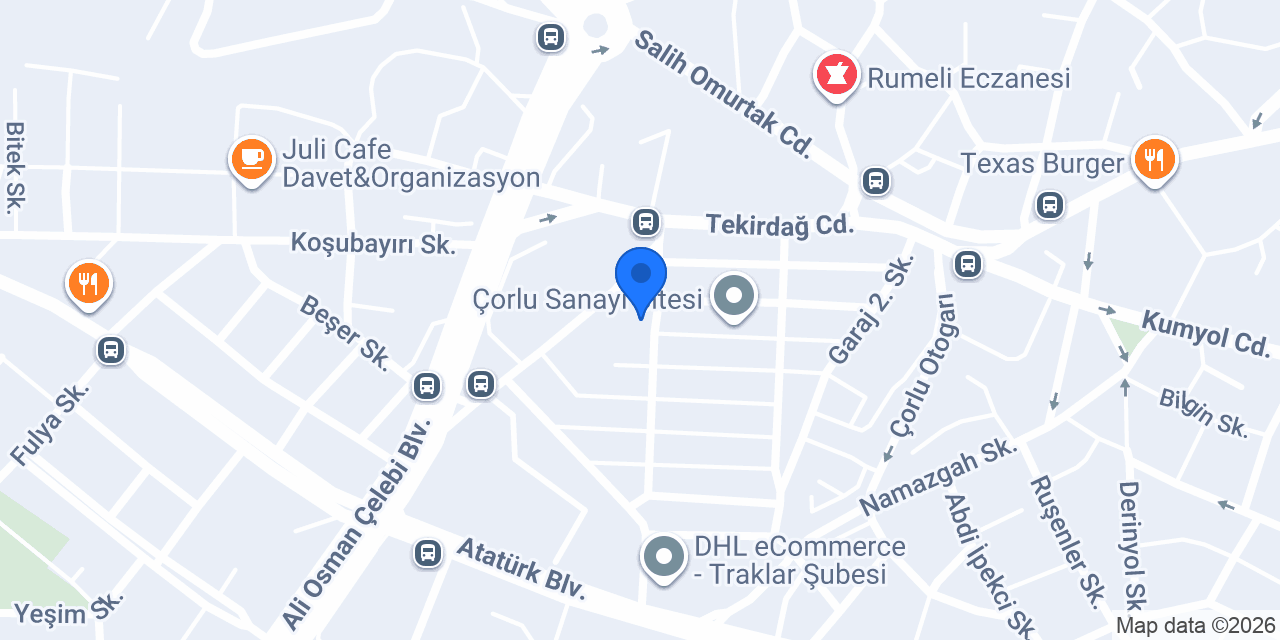 çabuklar otomotiv konumu