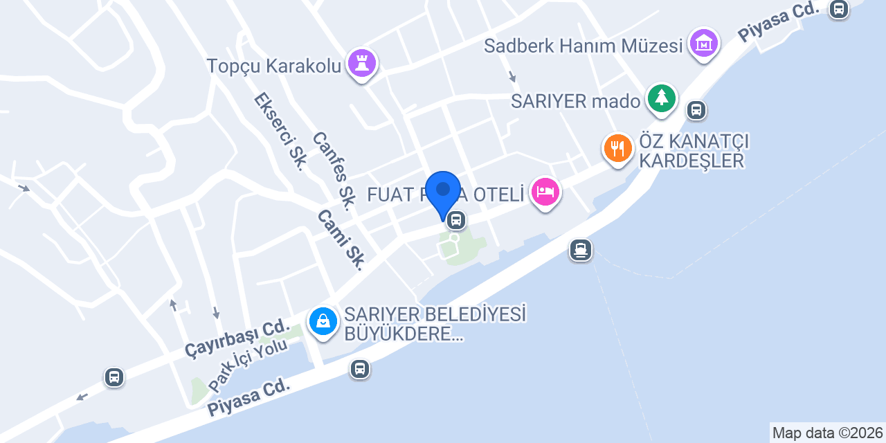 Özbek Börek konumu