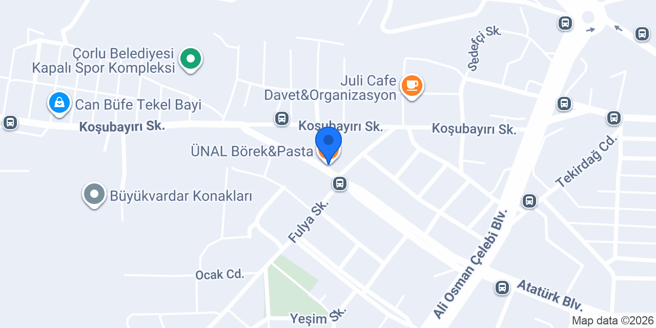 ÜNAL Börek&Pasta konumu