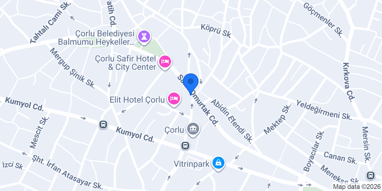Tamsos Döner Çorlu konumu