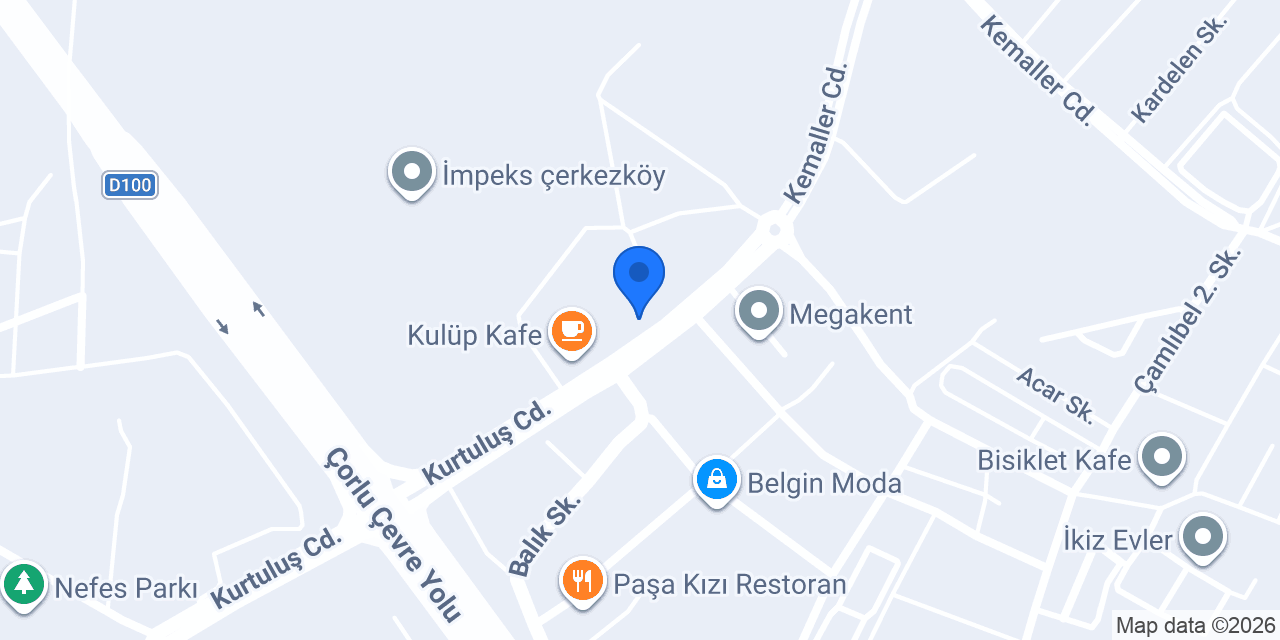 Divan Restaurant Çorlu konumu