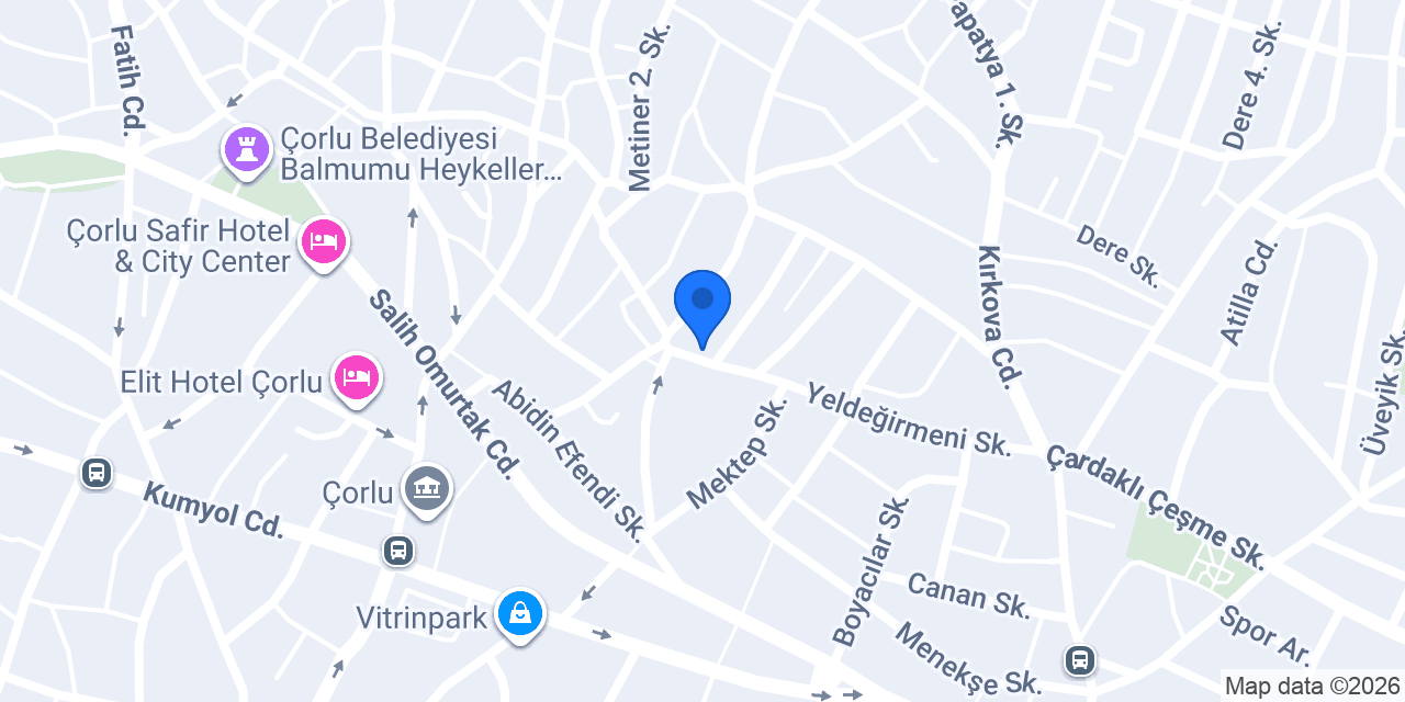 Öztürk Motor ve Bisiklet konumu